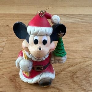 Vintage Kurt Adler Mickey Mouse Ornament Made in Hong Kong